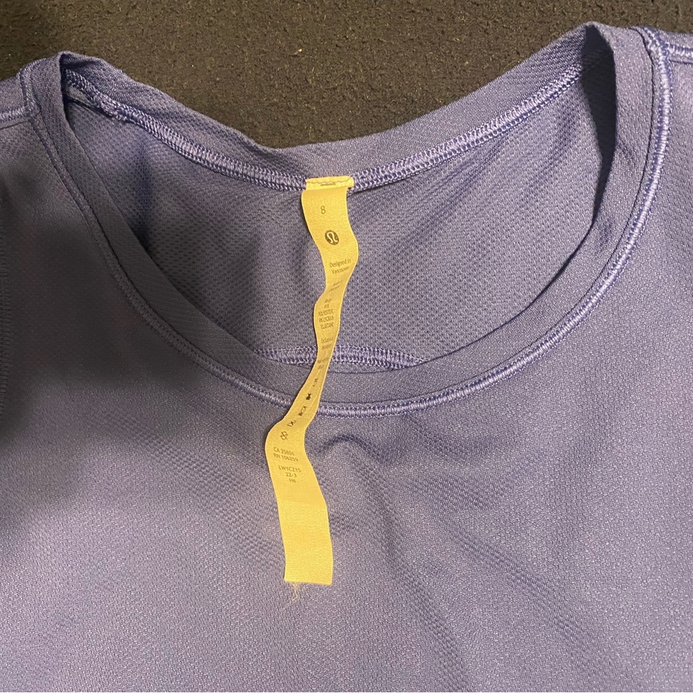 Lululemon sculpt tank in royal blue. Barley worn